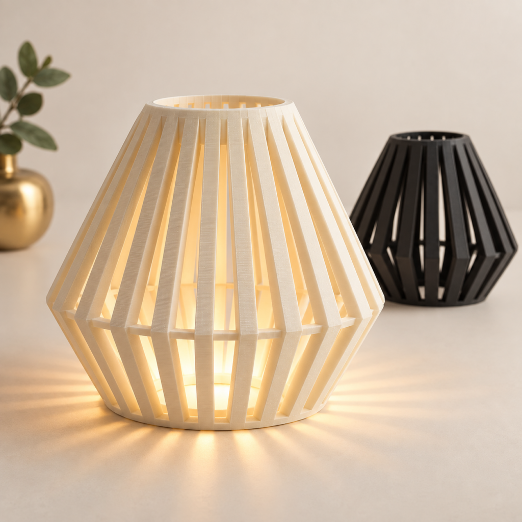 Paralumi decorativi 3D in diverse forme e colori